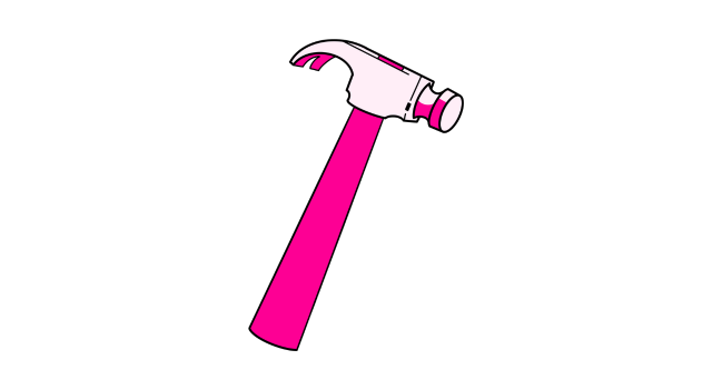 Logotipo de martelo do Descapitalizar
